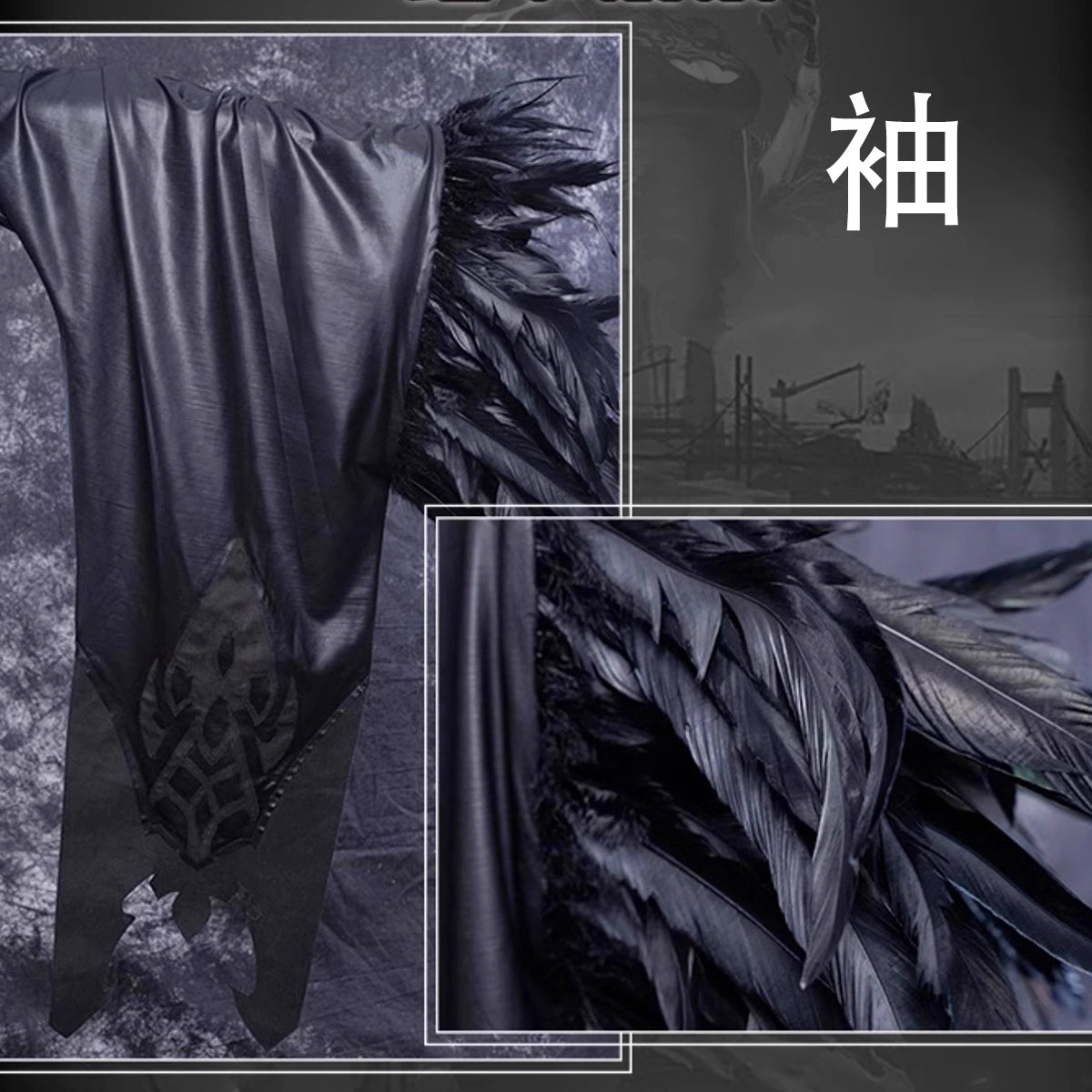 NieR:Automata 2B風セクシーエナメルチャイナドレスコスプレ ニーア オートマタヨルハ二号B型チャイナコス【Uwowo】