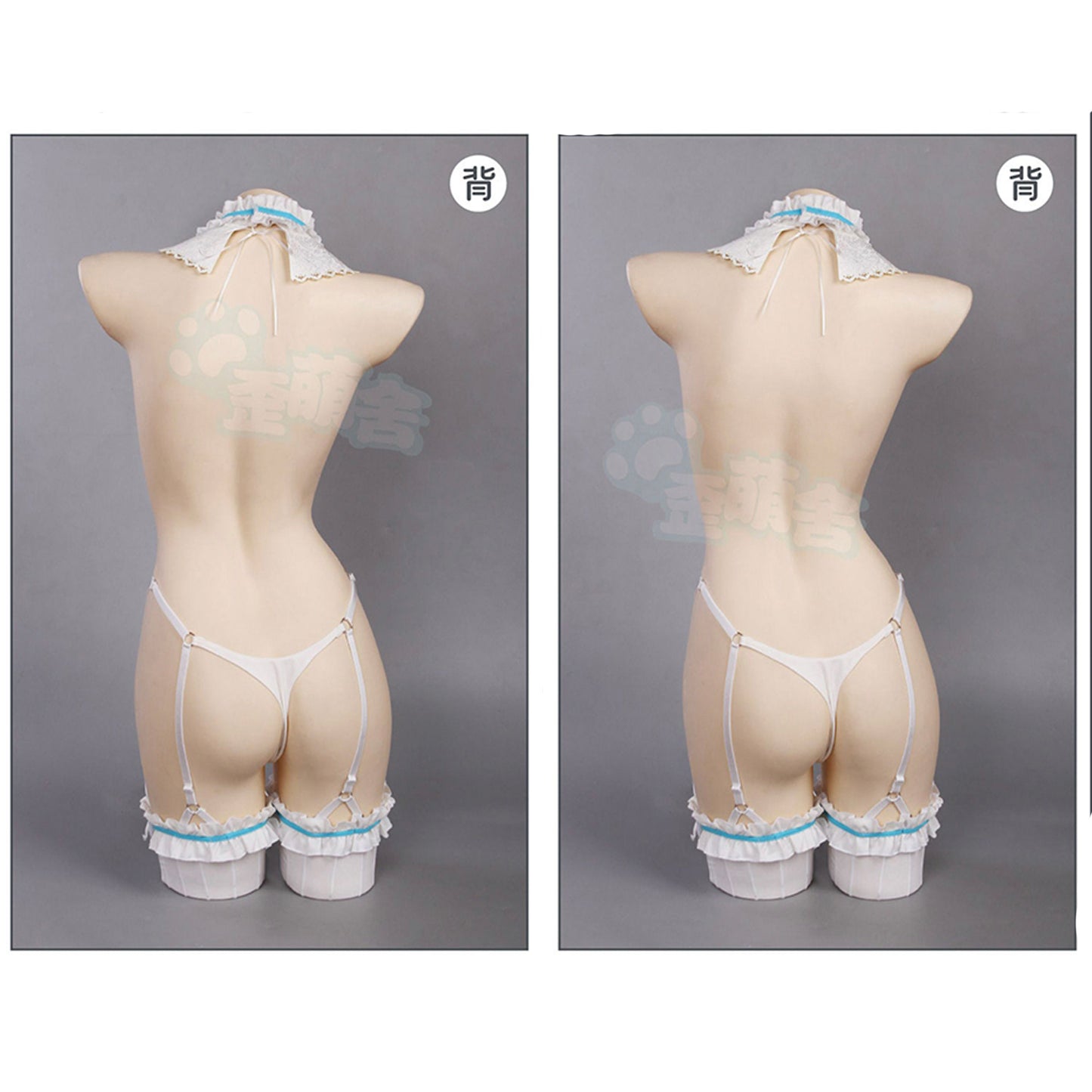ブルーアーカイブ 角楯花凛/アスナ セクシーマイクロビキニ浴衣メイドコスプレ【歪萌舍】