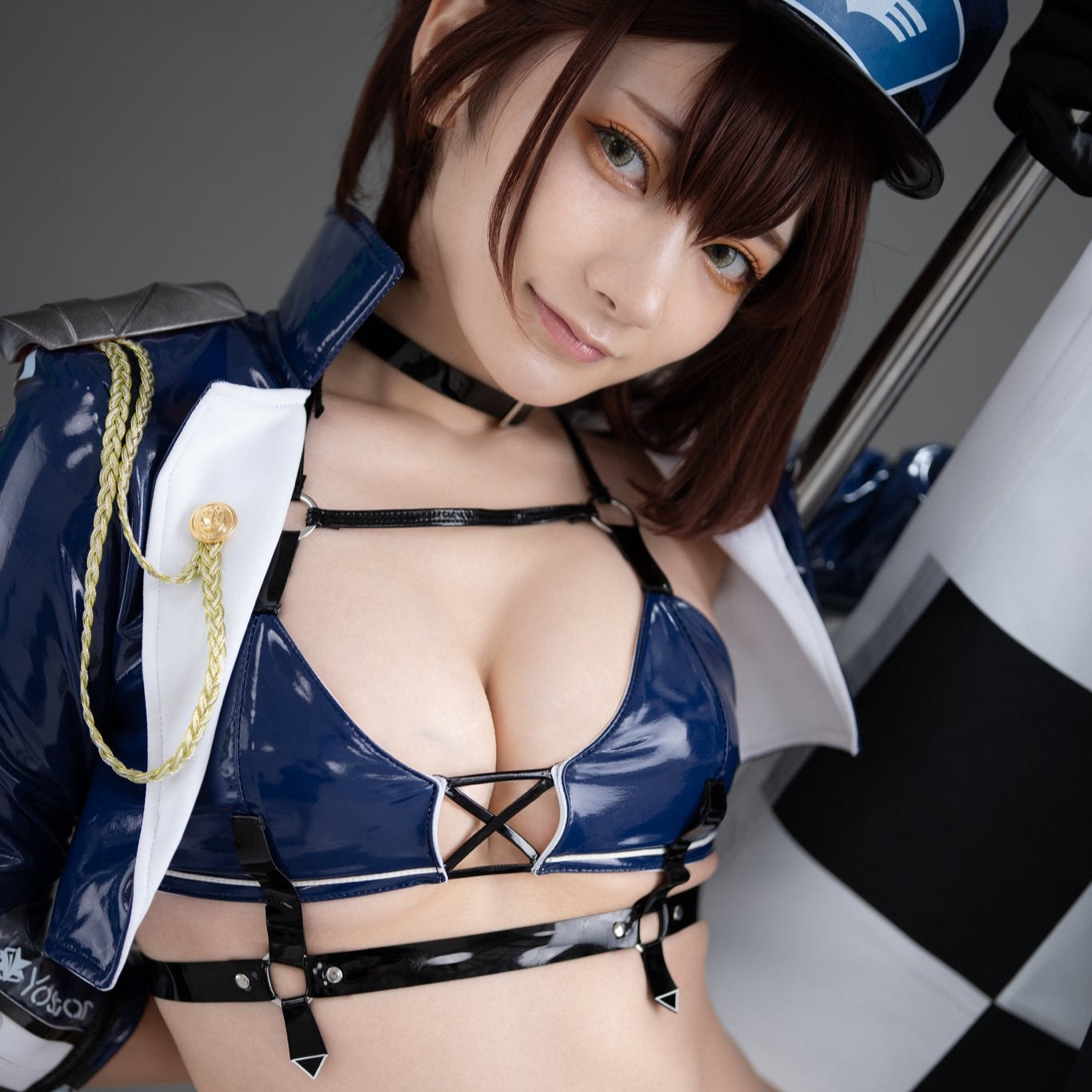 アズールレーン ボルチモアポリス風エナメルレーシングガールコスプレ RQ風【歪萌舍】