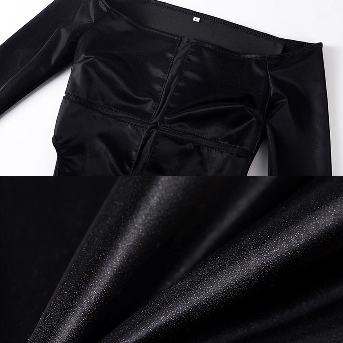 光沢感のあるPUレザーハイレグエロシスターコスプレ【得体社】