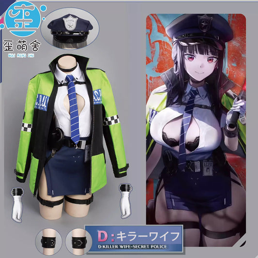 NIKKE キラーワイプ ポリスコスプレ 秘密捜査官のエロボディ制服コスプレ【歪萌舍】