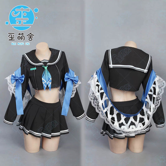 NIKKE アルカナJK制服コスチューム セーラー服×ガーター下着【歪萌舍】