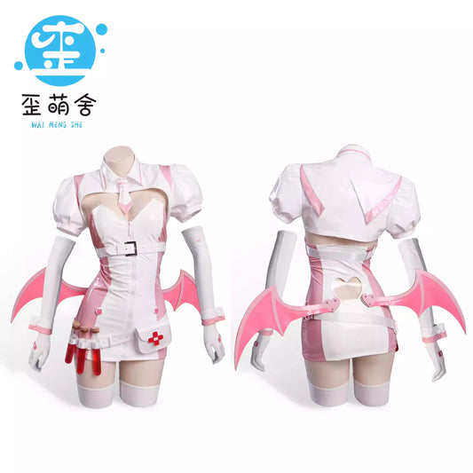 【予約】Muse Dash 布若エナメル小悪魔ナース風コスプレ ミューズダッシュ【歪萌舍】