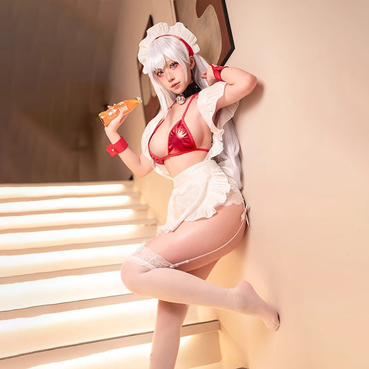 アズールレーン ベルファストセクシーなビキニメイドコスプレ【汚汚汚山】