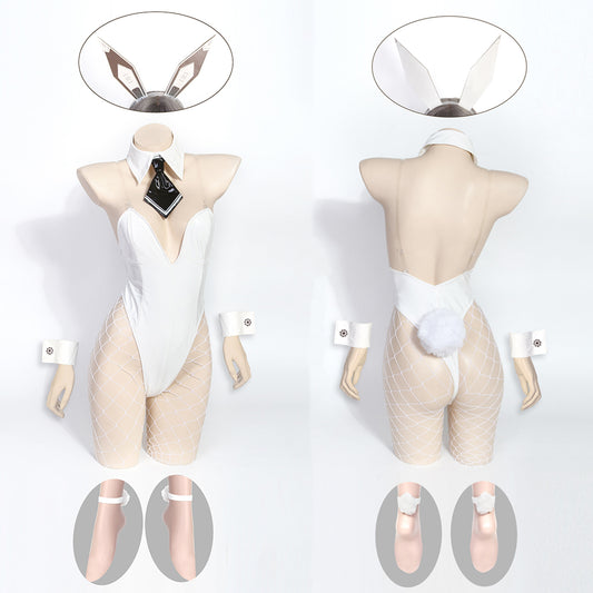 勝利の女神:NIKKE ブランホワイトバニーガールコスプレ【歪萌舍】