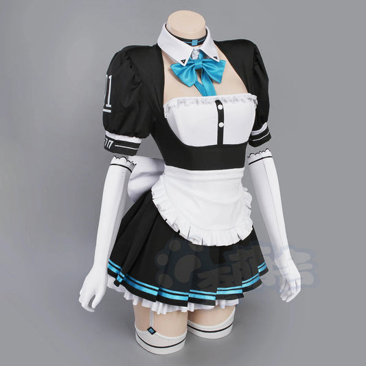 エッチな一之瀬アスナメイド服 ブルーアーカイブ 一之瀬アスナメイドコスプレ【歪萌舍】