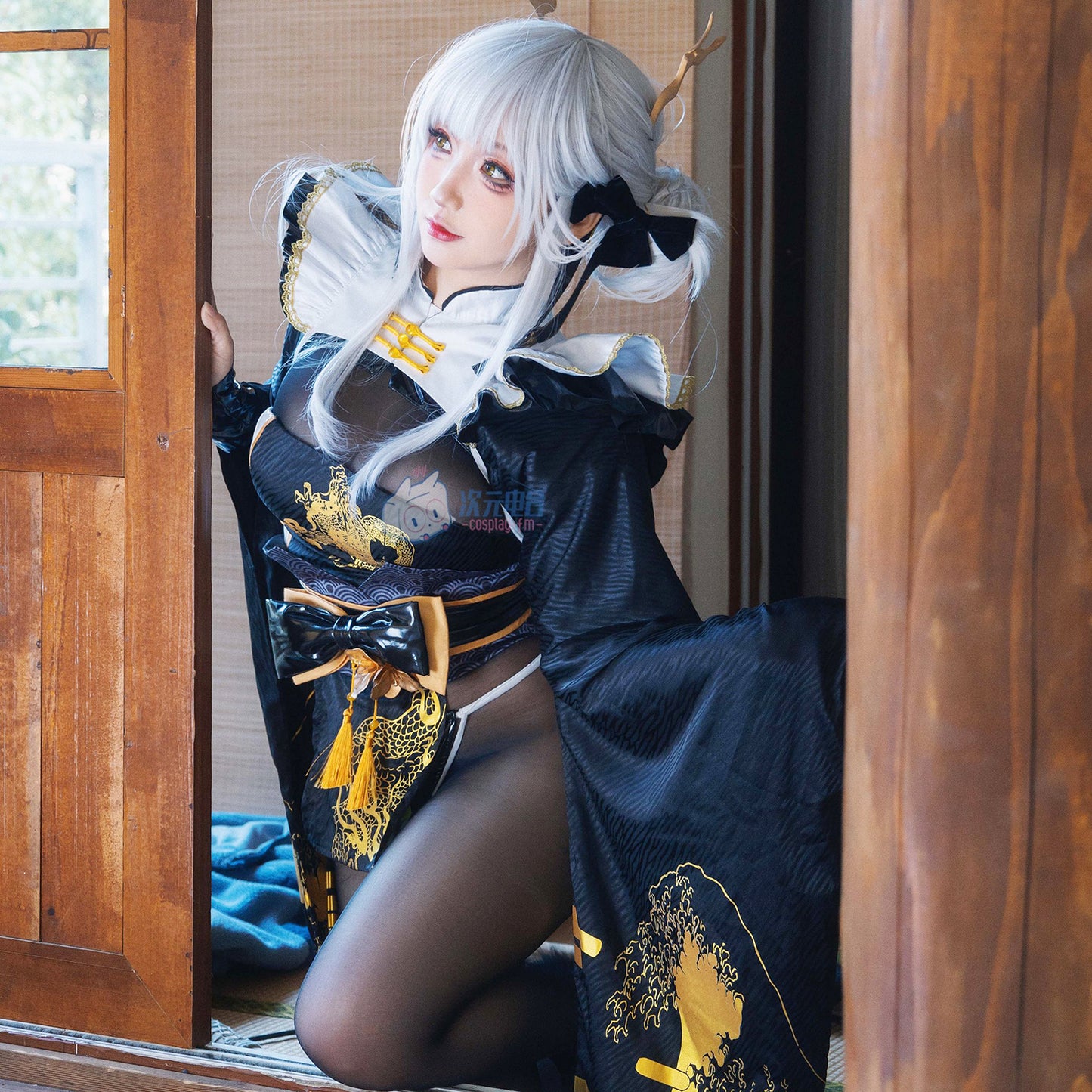 勝利の女神:NIKKE ブラン着物コスプレ ブランホワイトラビットコスプレ【COSPLAY-FM】