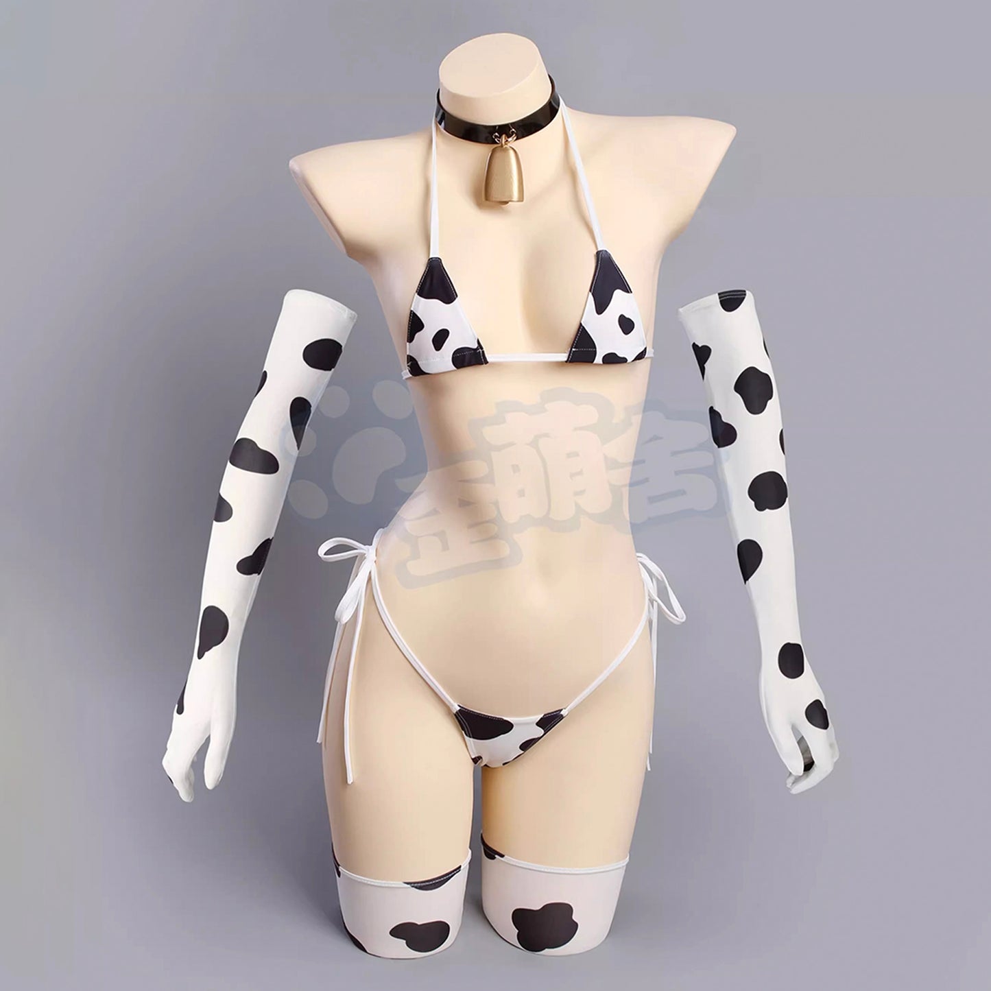 【予約】セクシー可愛らしいミルキー牛娘コスプレ 牛柄極小ビキニコスプレ【歪萌舍】