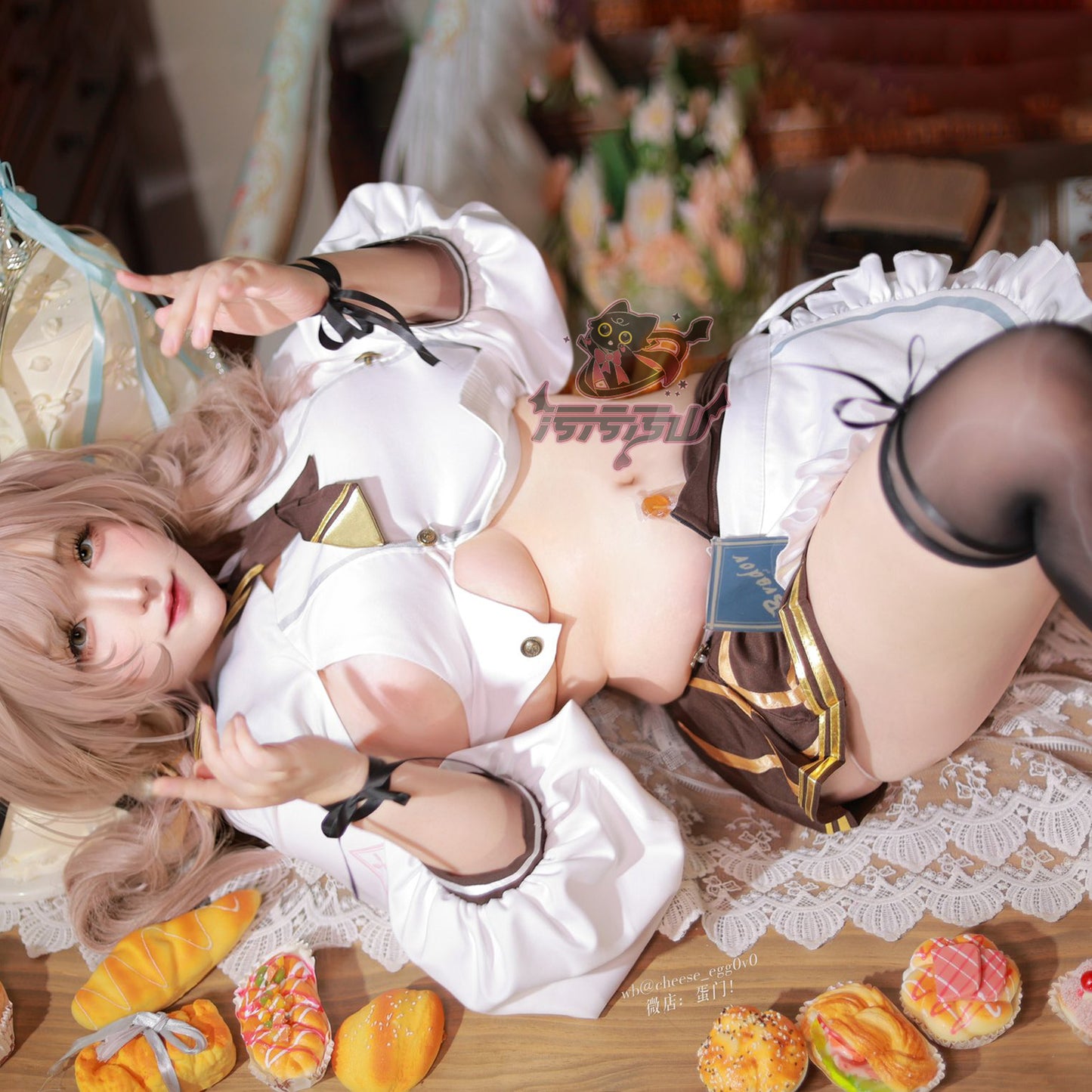 NIKKE ブレッディコスプレ 可愛い制服風シェフコスプレ11点セット セクシーメイドコスプレ【汚汚汚山】