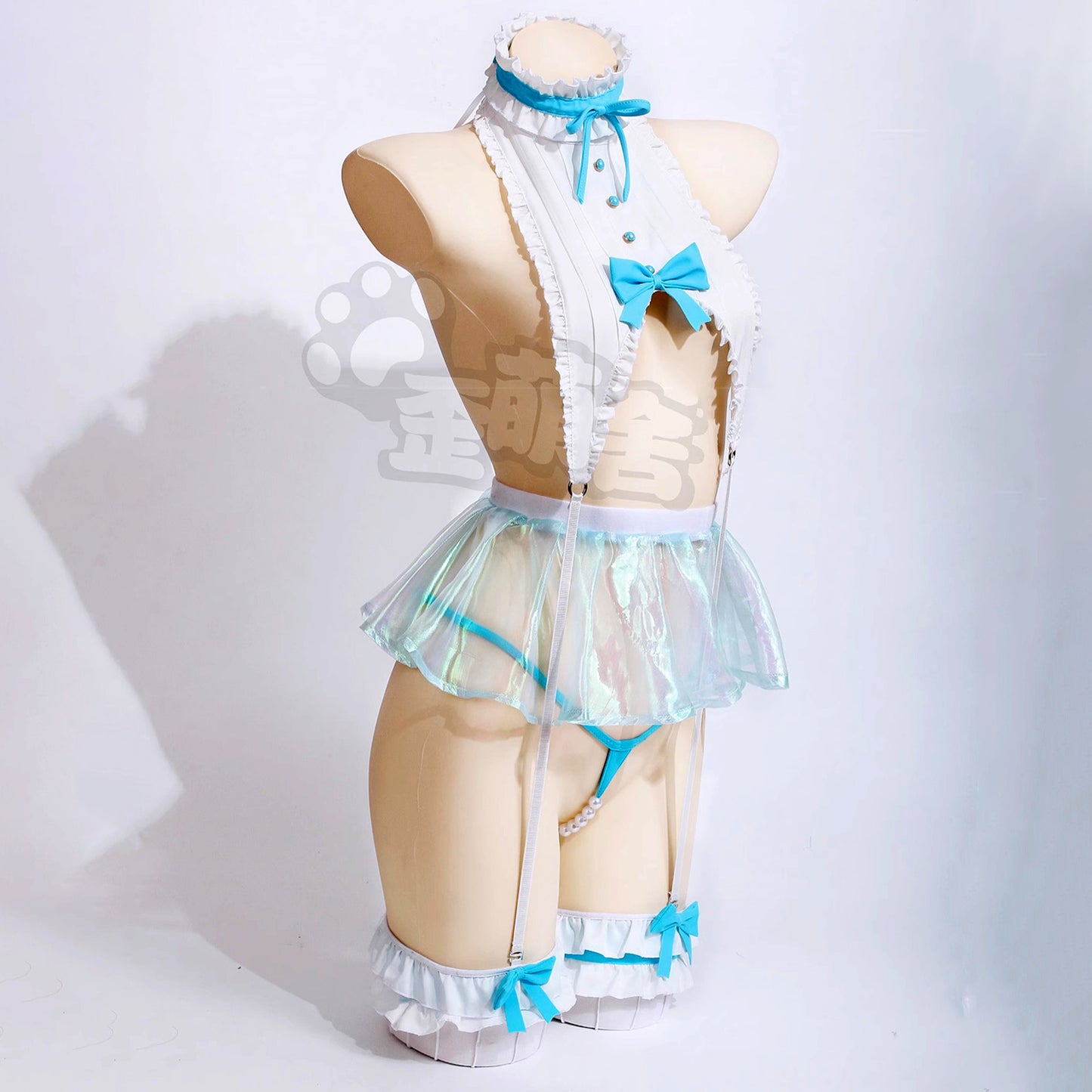 ブルーアーカイブ セクシー玉パン付き和風一之瀬アスナメイドコスプレ【歪萌舍】