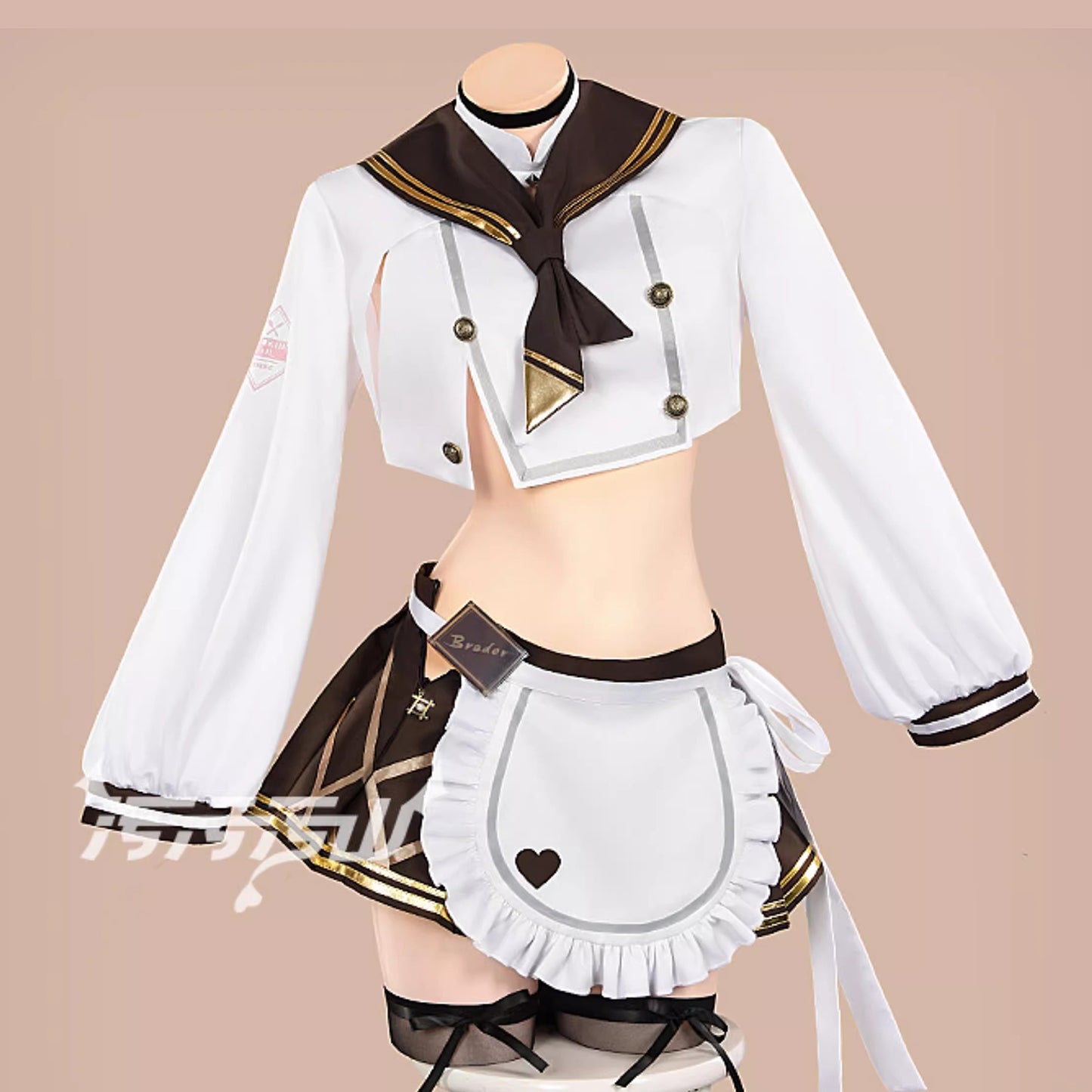 NIKKE ブレッディコスプレ 可愛い制服風シェフコスプレ11点セット セクシーメイドコスプレ【汚汚汚山】