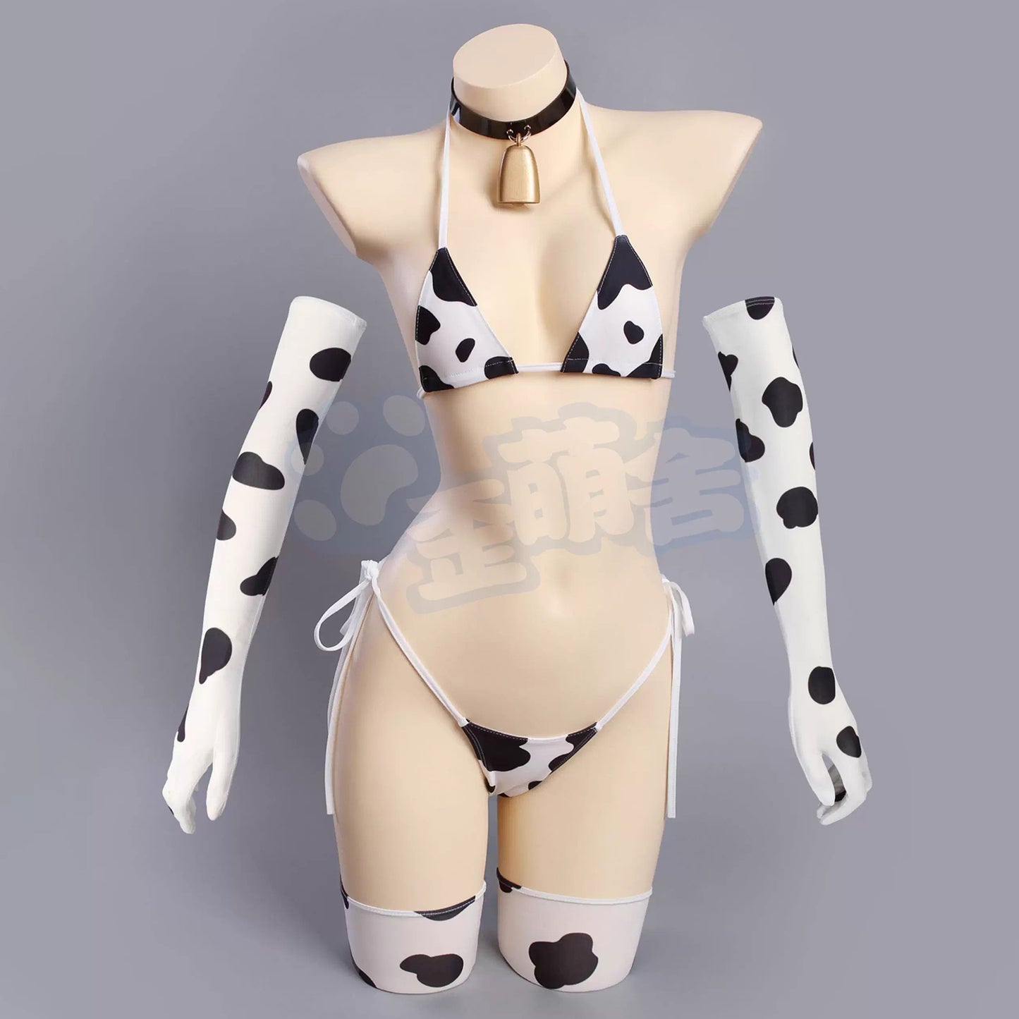 【予約】セクシー可愛らしいミルキー牛娘コスプレ 牛柄極小ビキニコスプレ【歪萌舍】