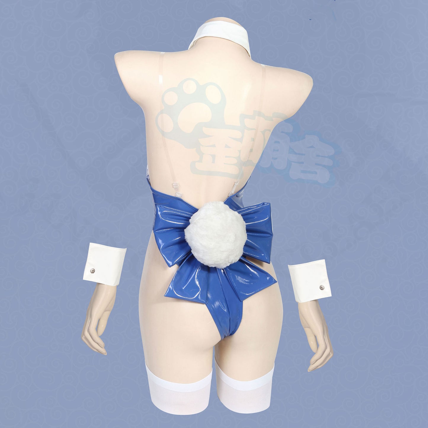 ブルーアーカイブ 飛鳥馬トキセクシーハイレグ紺色エナメルバニーガール【歪萌舍】