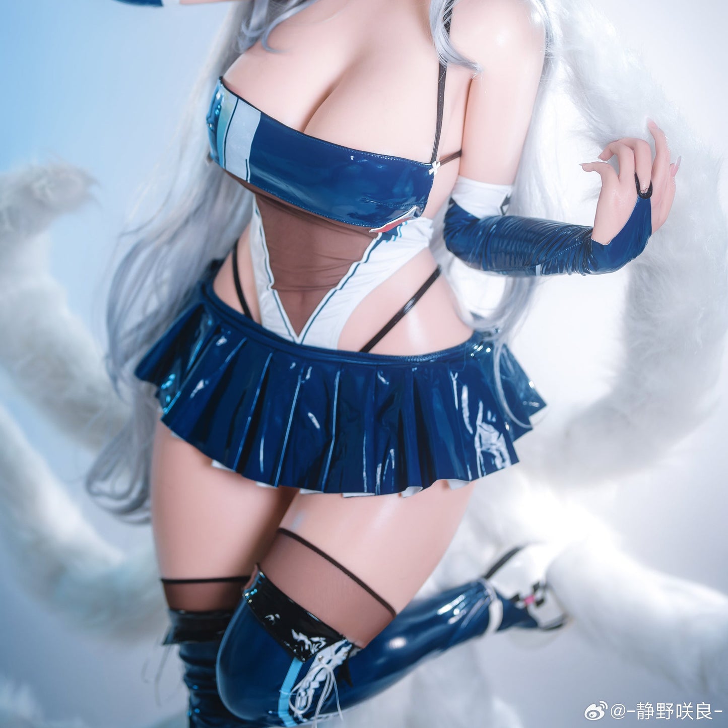 アズールレーン 信濃 RQ風エナメルレオタードコスプレセット【歪萌舍】