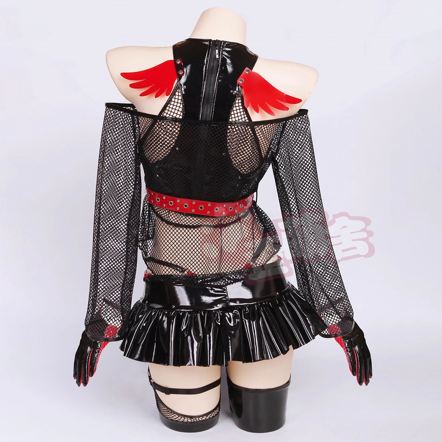 サイバーパンク風ストリートエンジェルコスプレセット【歪萌舍】