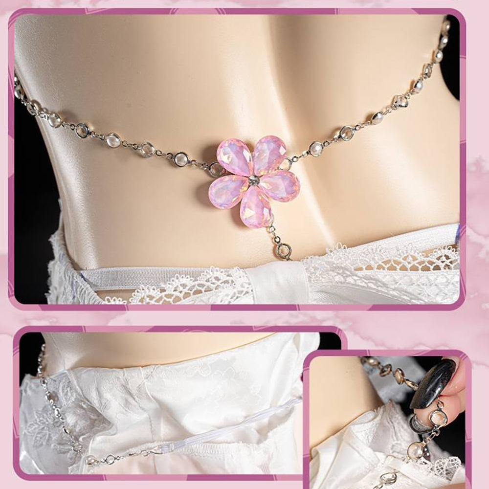 【予約】NIKKE ドロシーチャイナコスプレ 華やかな桜刺繍チャイナ セクシーバックレス【Uwowo】