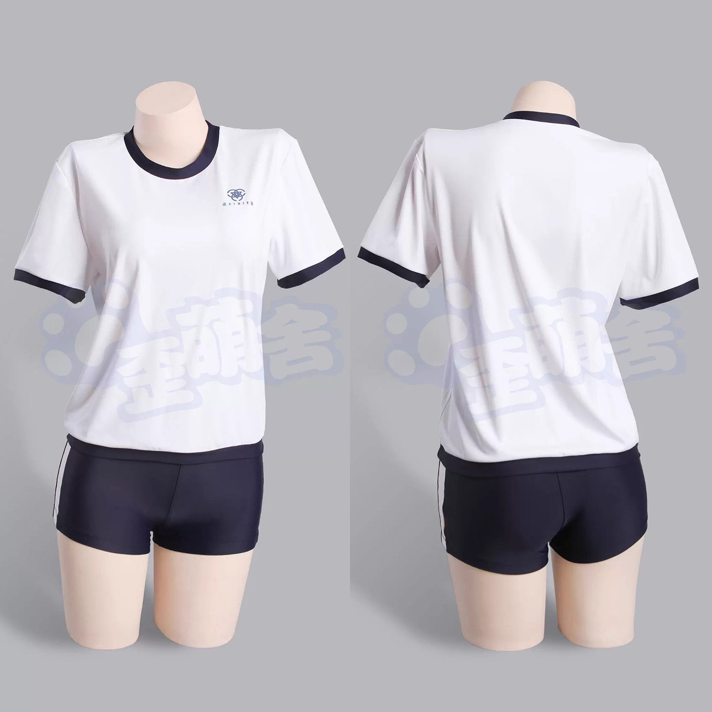 ブルーアーカイブ トリニティ総合学園 爽やかなブルマ体操着コスプレセット【歪萌舍】