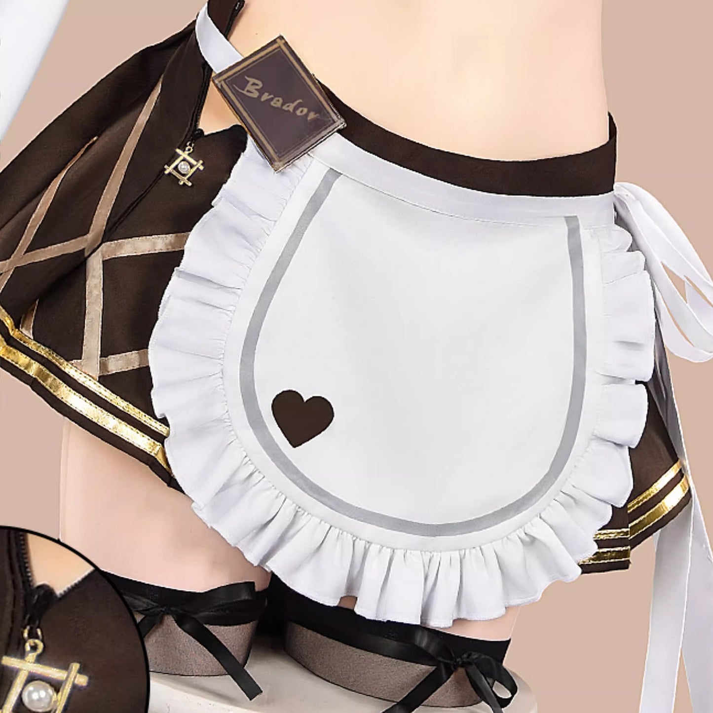NIKKE ブレッディコスプレ 可愛い制服風シェフコスプレ11点セット セクシーメイドコスプレ【汚汚汚山】