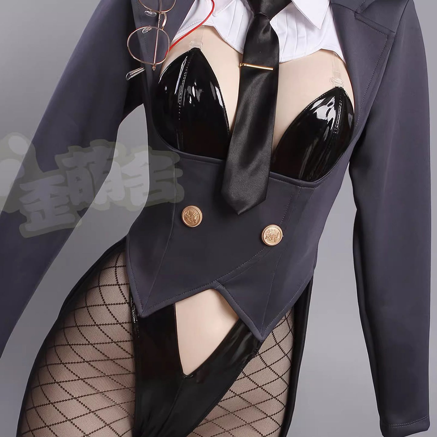 【予約】NIKKE エード セクシーエージェントバニーガールコスプレ13点セット テールジャケット ハイレグレオタード【歪萌舍】