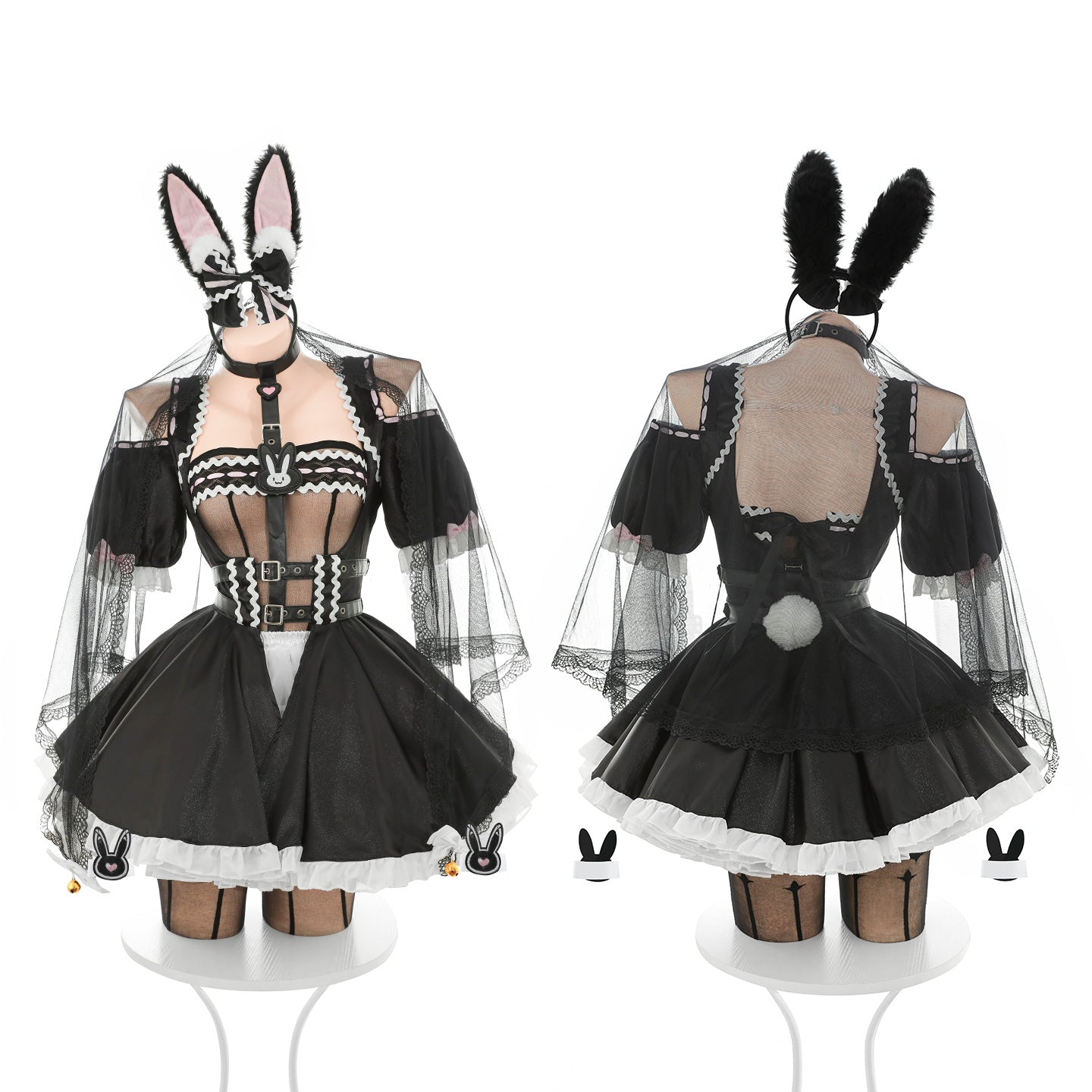 花嫁とバニーの禁断ミックスのエロかわコスチューム【FEE ET MOI】