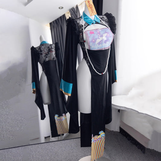 ブルーアーカイブ アスナ風セクシースリット中華風キョンシーコスプレ【火華家】