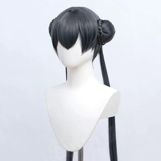 ブルアカ 竜華キサキウィッグ 妃咲コスプレ用ウィッグ 鬘 ウィッグネット付き
