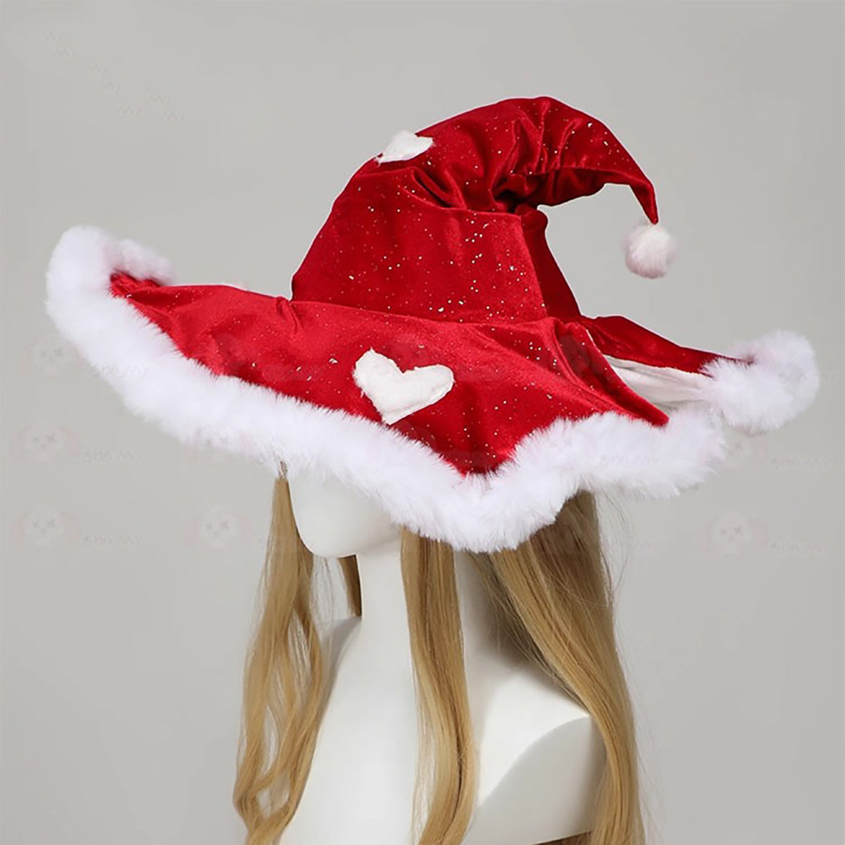 聖なる夜に魔法をかける上品なサンタガールコスプレセット クリスマス魔女コスチューム【Bbunny】