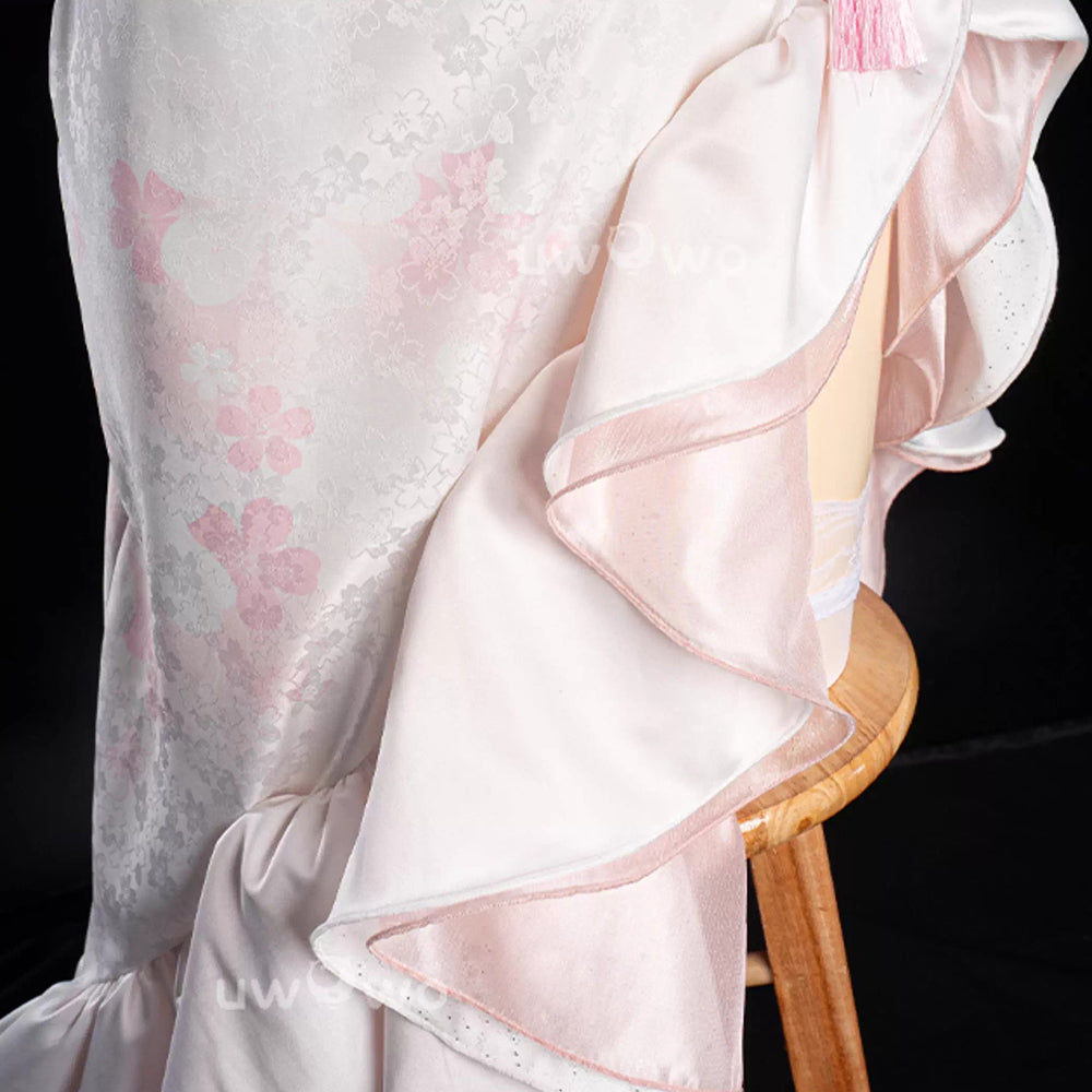 【予約】NIKKE ドロシーチャイナコスプレ 華やかな桜刺繍チャイナ セクシーバックレス【Uwowo】