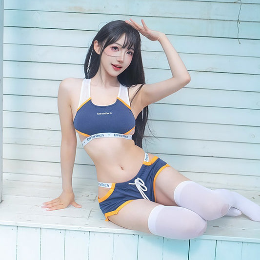 スポーティーかつセクシーなスポーツコスチューム2点セット【得体社】