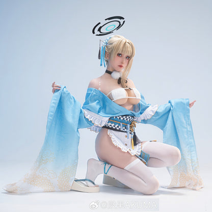 ブルーアーカイブ 飛鳥馬トキセクシーな中華風ゴージャス浴衣コスプレセット【歪萌舍】