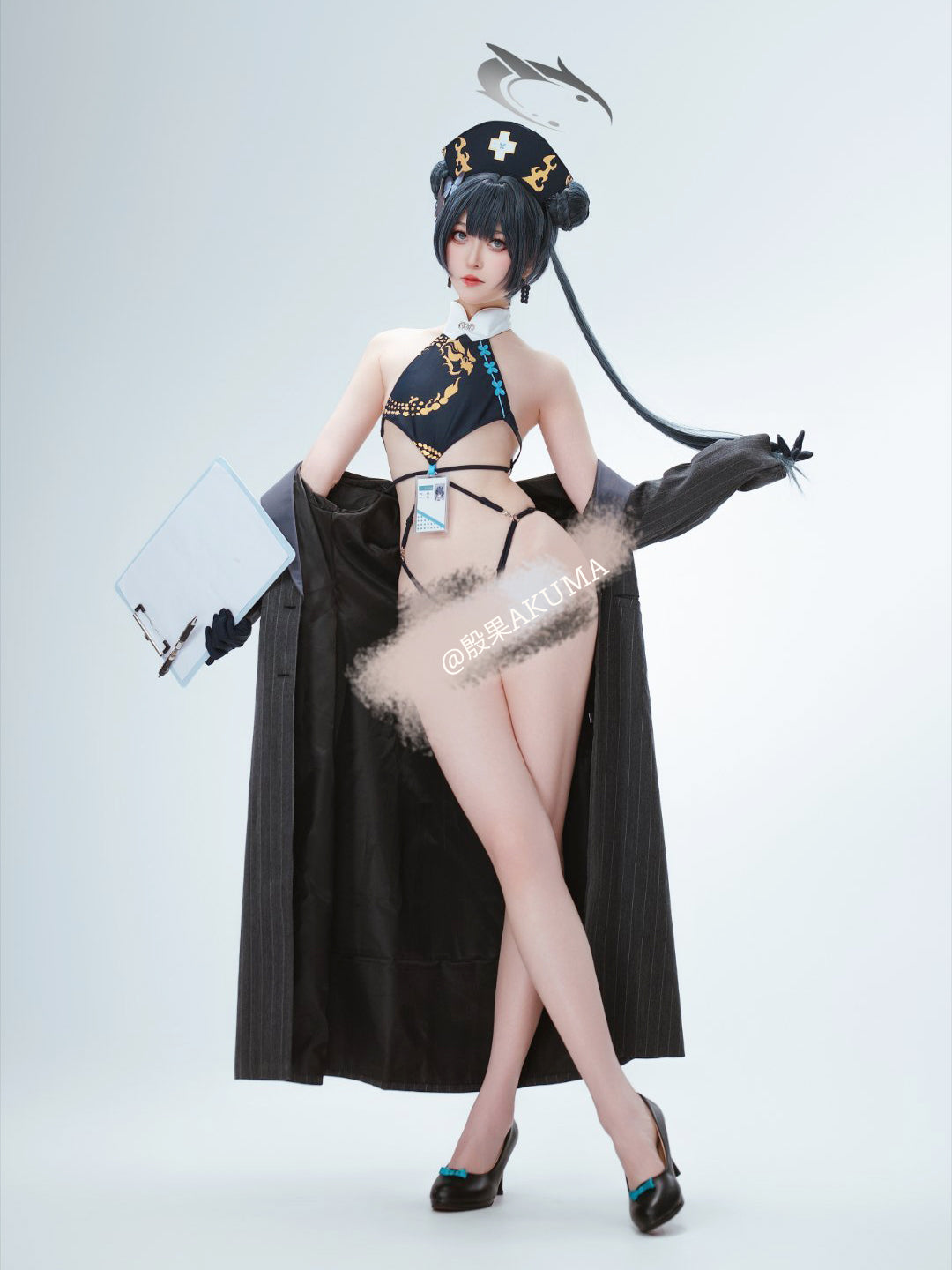 ブルアカ 正装×極限露出 竜華キサキ チャイナ風チュールスカート【歪萌舍】