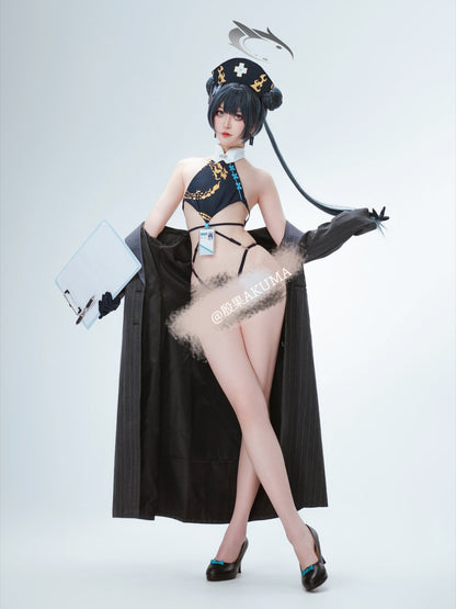 ブルアカ 正装×極限露出 竜華キサキ チャイナ風チュールスカート【歪萌舍】