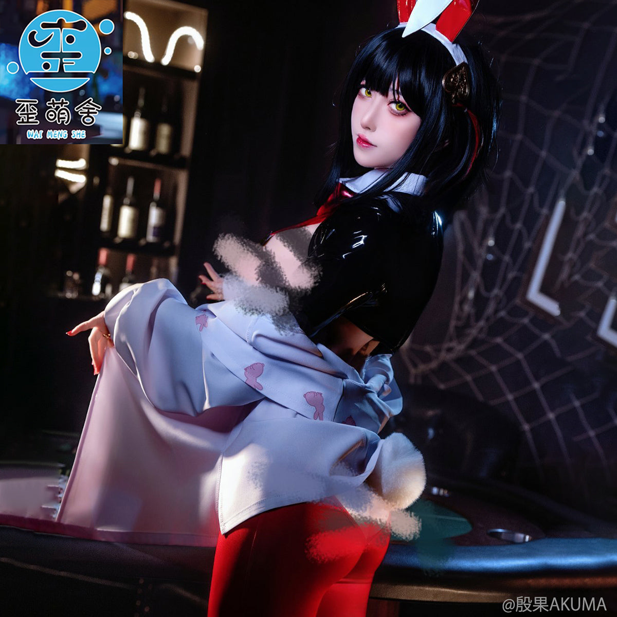 勝利の女神：NIKKE ルージュバニーガール セクシー全開逆バニーコスプレ【歪萌舍】
