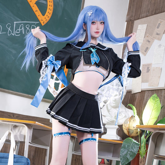 NIKKE アルカナJK制服コスチューム セーラー服×ガーター下着【歪萌舍】
