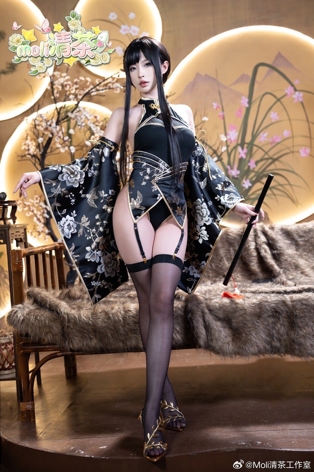 セクシーなハイレグロイヤルチャイナコスプレ セクシー和風浴衣コスプレ【MoliTEA】