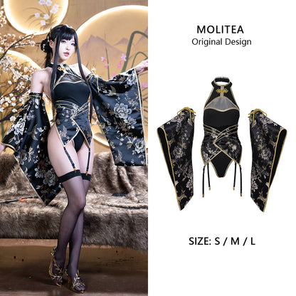 セクシーなハイレグロイヤルチャイナコスプレ セクシー和風浴衣コスプレ【MoliTEA】