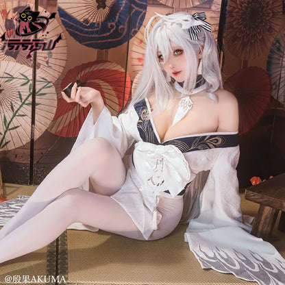 アズールレーン 白鳳 凛とした美しい和風セクシー着物コスプレ【汚汚汚山】