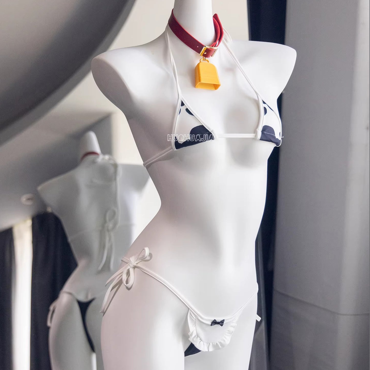 アズールレーン カウペンス 牛柄ビキニメイド衣装9点セット【火華家】