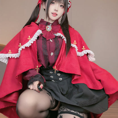 ゴシックな赤ずきんを装ったオオカミ娘の豪華コスプレ【TANG YUAN】