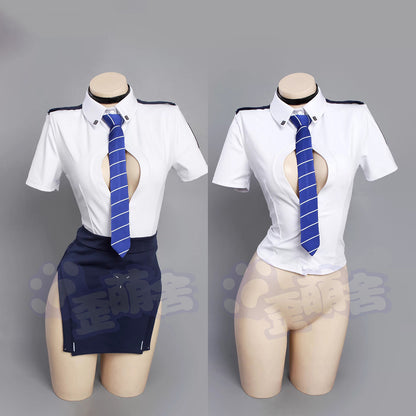 NIKKEキラーワイプ ポリスコスプレ 秘密捜査官のエロボディ制服コスプレ【歪萌舍】