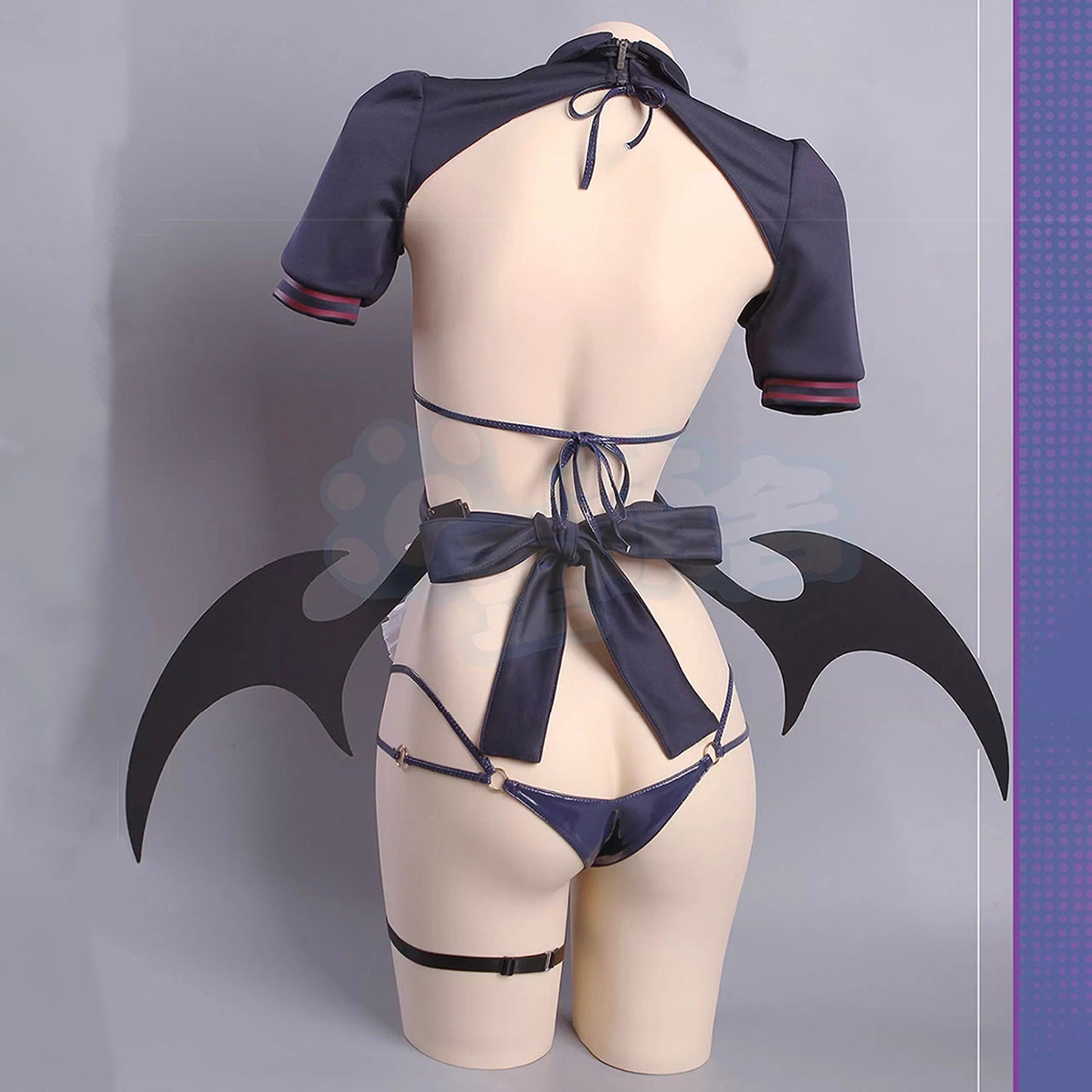 ブルーアーカイブ 空崎ヒナ制服風エロカワなサキュバスビキニコスプレ【歪萌舍】
