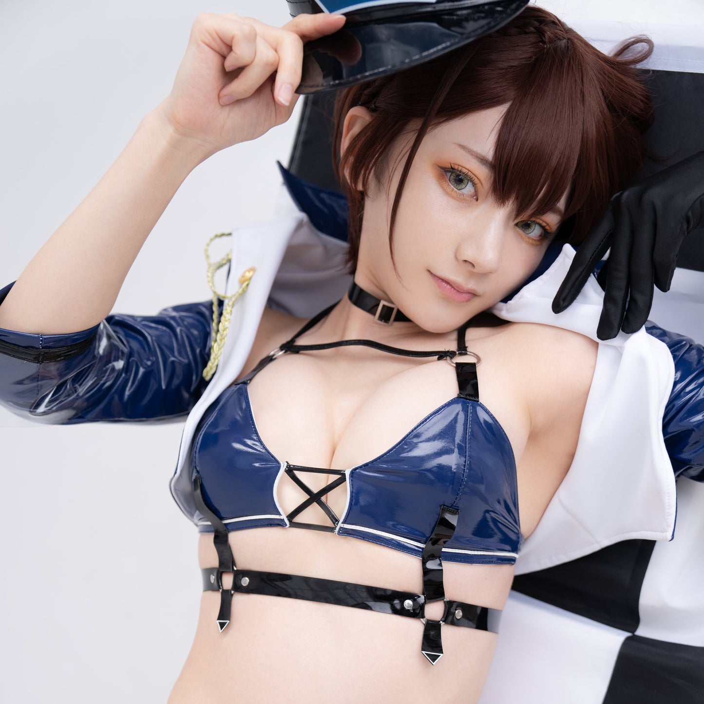 アズールレーン ボルチモアポリス風エナメルレーシングガールコスプレ RQ風【歪萌舍】