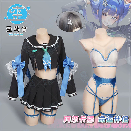 NIKKE アルカナJK制服コスチューム セーラー服×ガーター下着【歪萌舍】