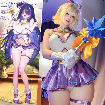 ブラウンダスト2 ミラクルヴァイオレット パレット魔法少女コスチューム 【火華家】