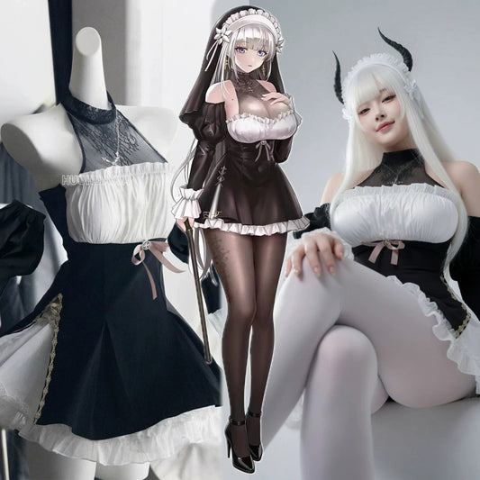 『SiNiSistar2』リリア風 清楚なセクシーシスターコスチューム 肉感強調ミニワンピ【火華家】