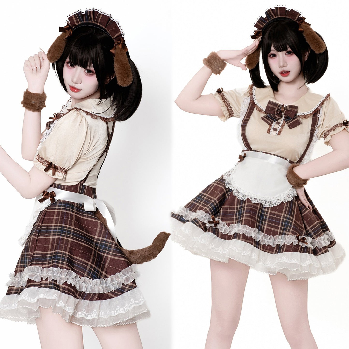 甘いチョコカラーに恋をするわんこ系かわいいメイドコスプレ【BOLOLI】