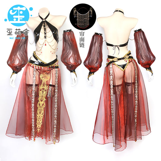エキゾチック宮廷踊り子風コスプレ アラビアン風プリンセス 天女姫様【歪萌舍】