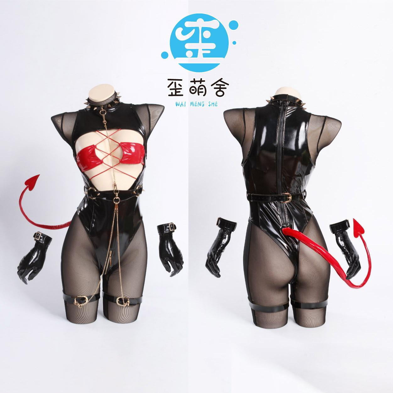 アズールレーン レーゲンスブルクコスプレ セクシー小悪魔ボディスーツとレオタード 【歪萌舍】