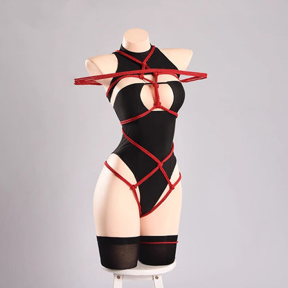 アズールレーン 白鳳SMボンデージ風セクシーレオタードコスプレ【汚汚汚山】