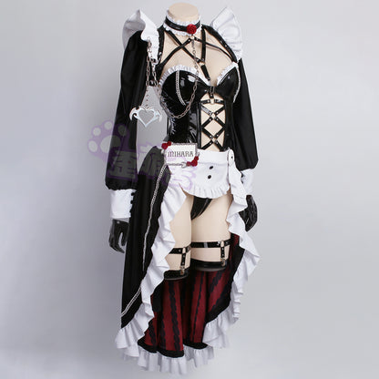 【予約】NIKKE ボンデージ風ミハラメイドカフェコスプレ【歪萌舍】